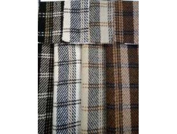 毛呢格子18新款粗纺斜纹精品毛呢 秋冬大衣休闲服饰童装面料